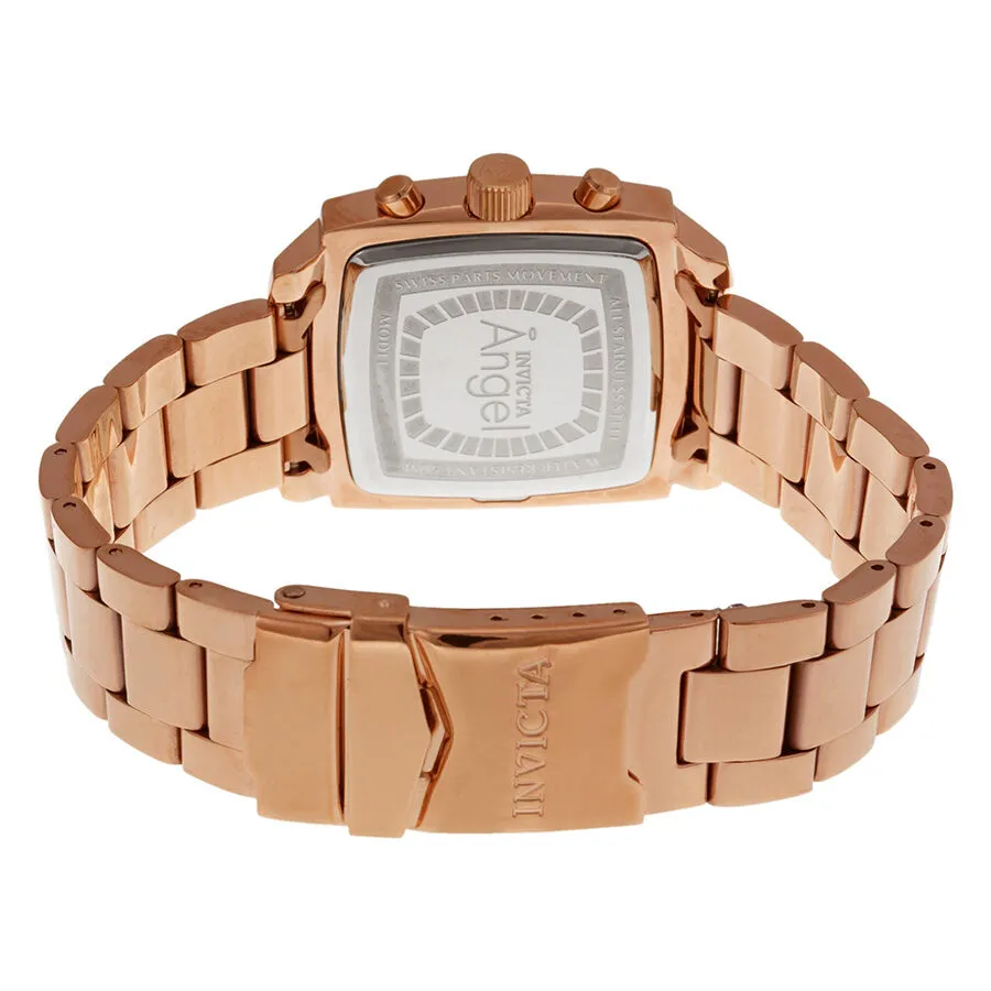 Invicta Angel Multi-function Rose Dial Rose Gold-plated Ladies Watch 12102