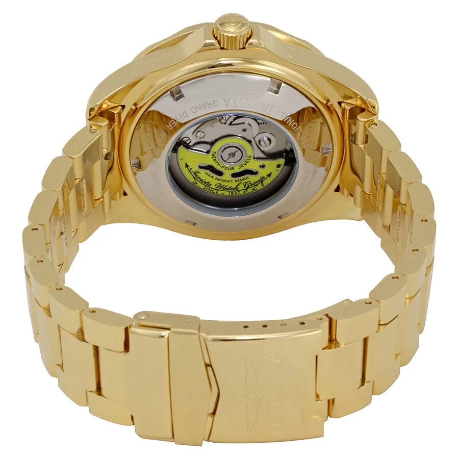 Invicta Grand Diver Mother of Pearl Gold-plated Men's Watch 16033