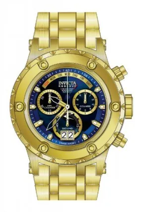 Invicta Subaqua Chronograph Blue Dial Gold-plated Men's Wartch 80488