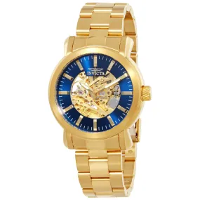 Invicta Vintage Automatic Gold Skeleton Dial Men's Watch 22575