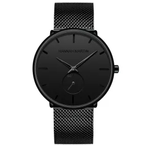 Lucas Classic Men Watch With Black Milanese Strap