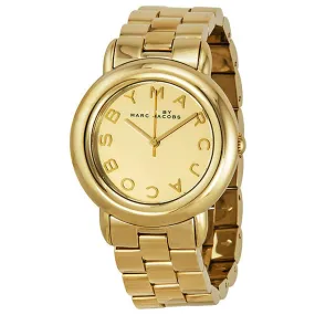 Marc By Marc Jacobs Marci Gold Dial Gold Ion-plated Ladies Watch MBM3098