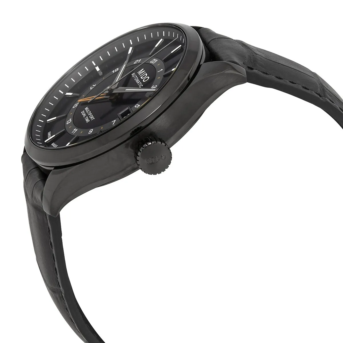 Mido Multifort Dual Time Automatic Black Dial Men's Watch M0384293605100