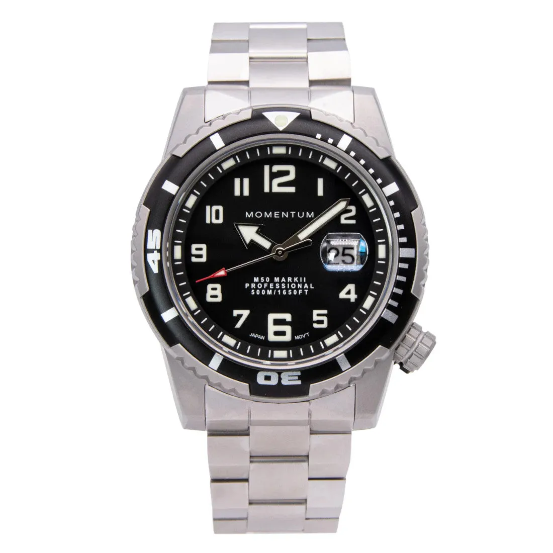 Momentum M50 Mark II Dive Watch with Scratchproof Sapphire Crystal Display