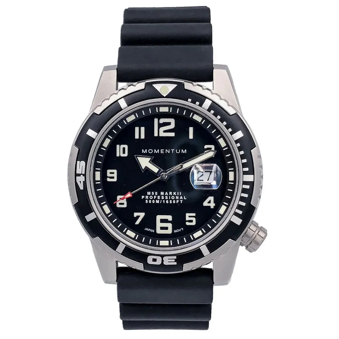 Momentum M50 Mark II Dive Watch with Scratchproof Sapphire Crystal Display