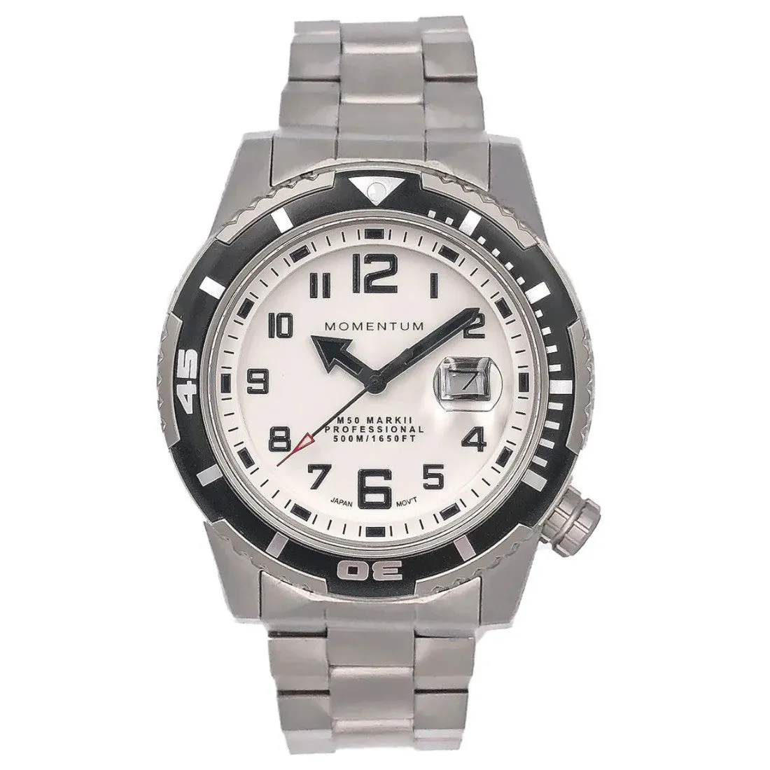 Momentum M50 Mark II Dive Watch with Scratchproof Sapphire Crystal Display