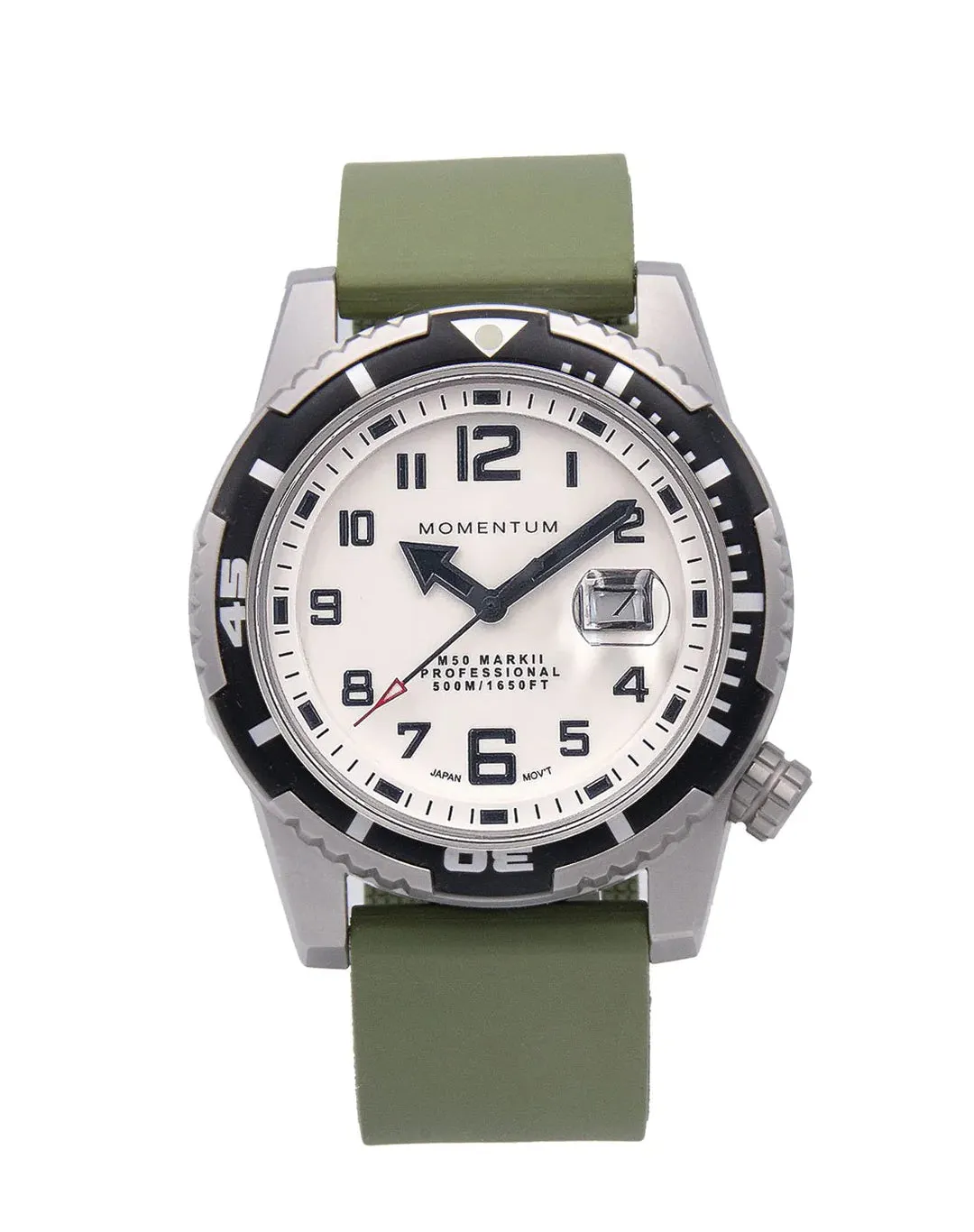 Momentum M50 Mark II Dive Watch with Scratchproof Sapphire Crystal Display