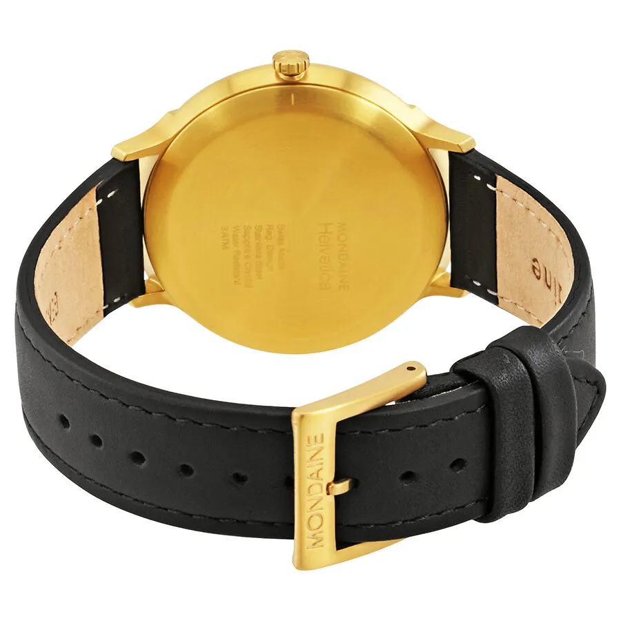 Mondaine Helvetica No1 Light Black Dial Men's Watch MH1.L2221.LB