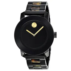 Movado Bold Mid-size Black Dial Ladies Watch 3600110