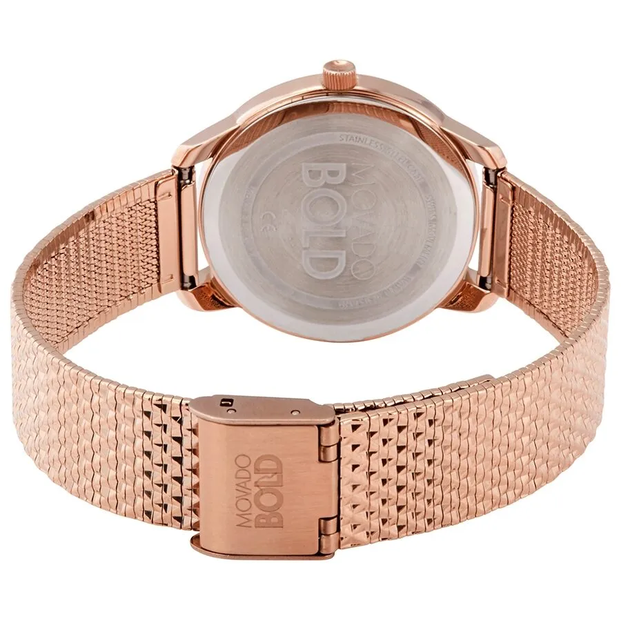 Movado Bold Quartz Rose Gold Dial Ladies Watch 3600596