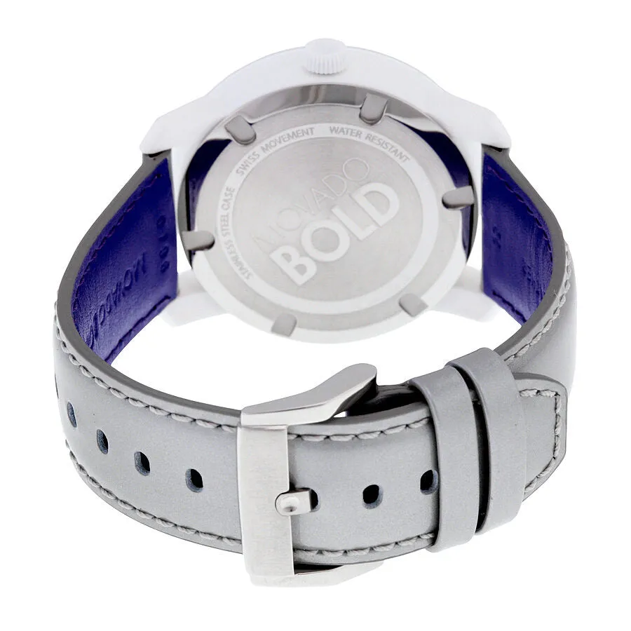 Movado Bold Yellow and Grey Watercolor Dial Ladies Watch 3600266
