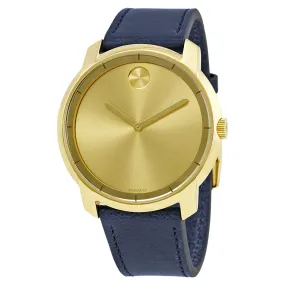 Movado Bold Yellow Gold Sunray Dial Men's Watch 3600469