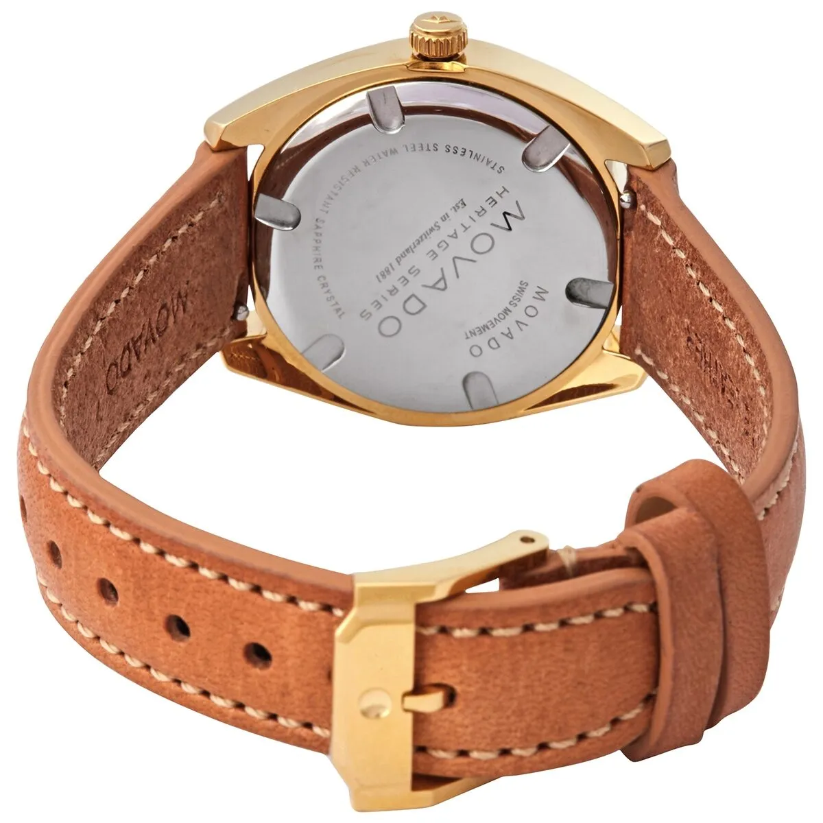Movado Heritage-Datron Quartz Silver Dial Ladies Watch 3650036