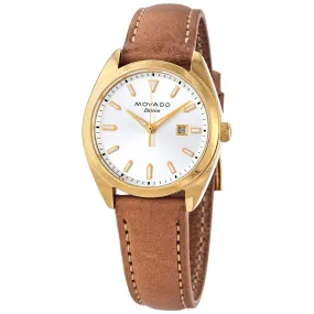 Movado Heritage-Datron Quartz Silver Dial Ladies Watch 3650036