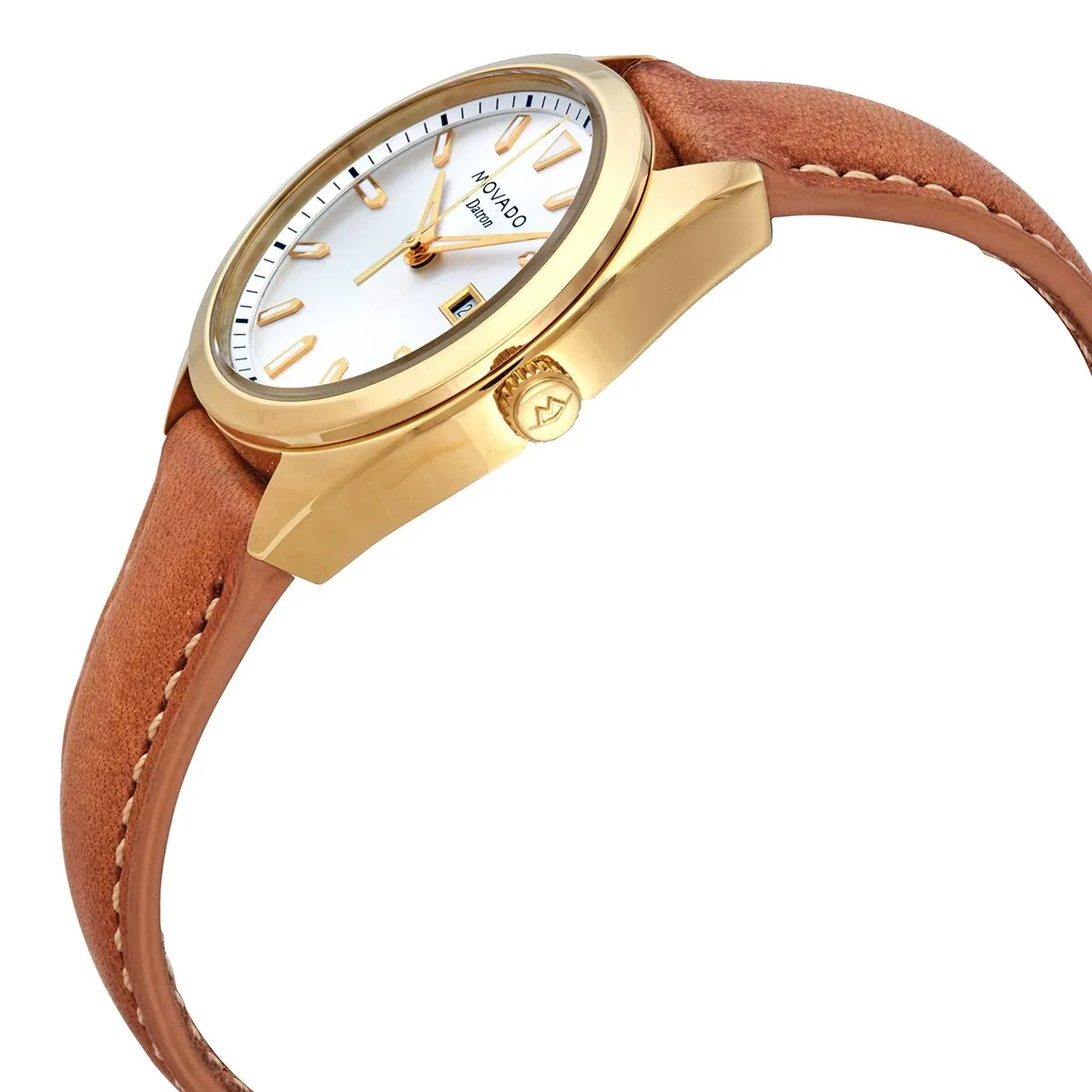 Movado Heritage-Datron Quartz Silver Dial Ladies Watch 3650036