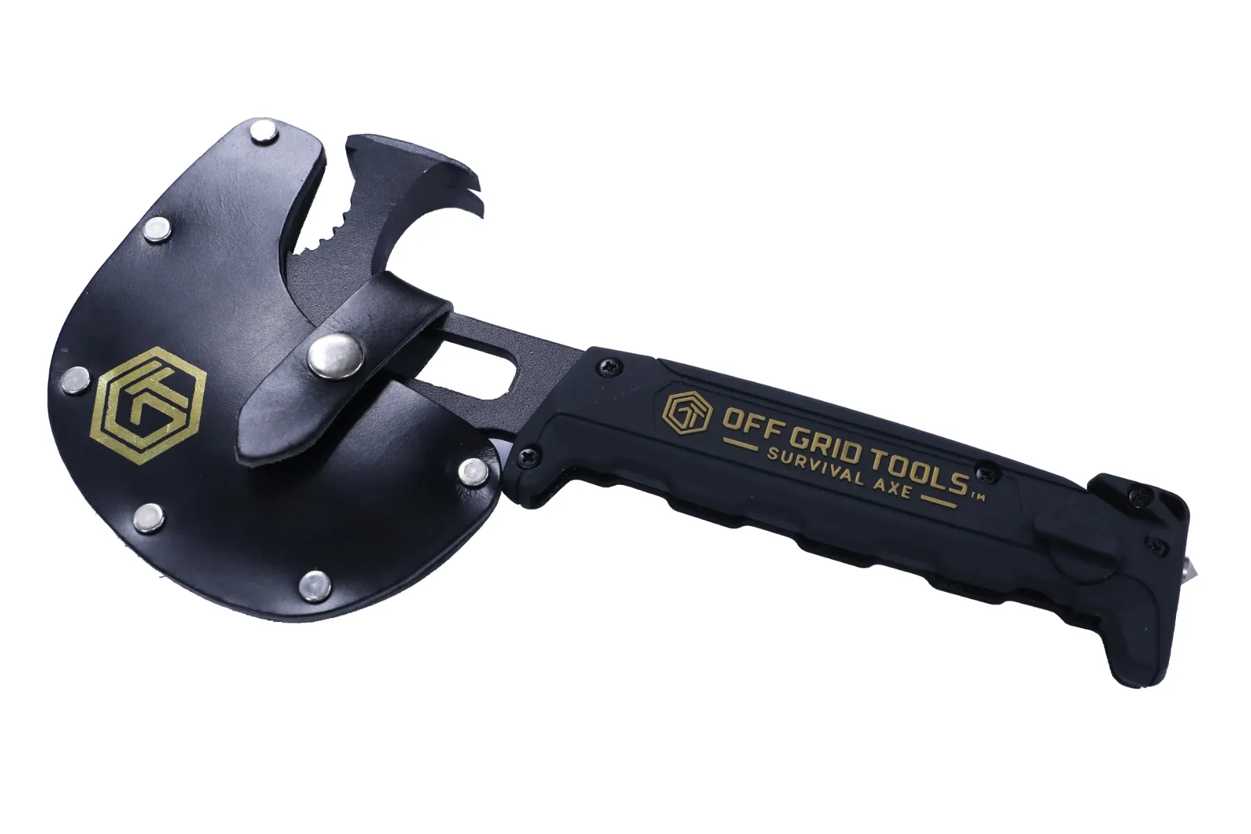 OGT Survival Axe   Survival Companion Pro   Leather Sheath