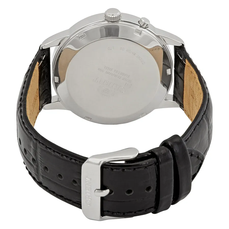 Orient Perpetual Calendar World Time Automatic Black Dial Men's Watch FEU0A004BH