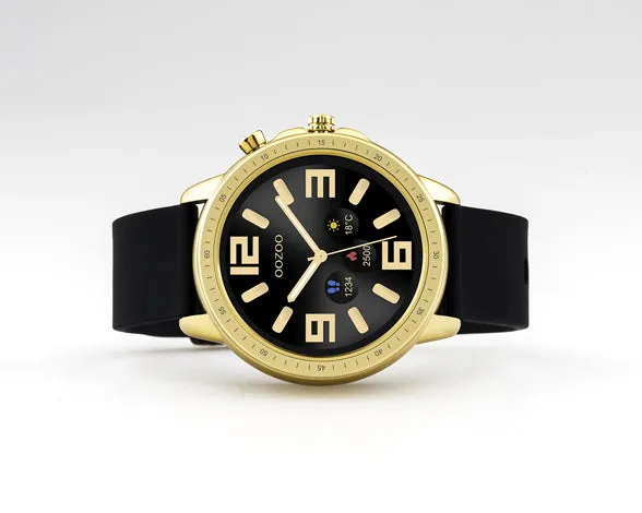 Q301 / 45mm / Gold / Black Rubber