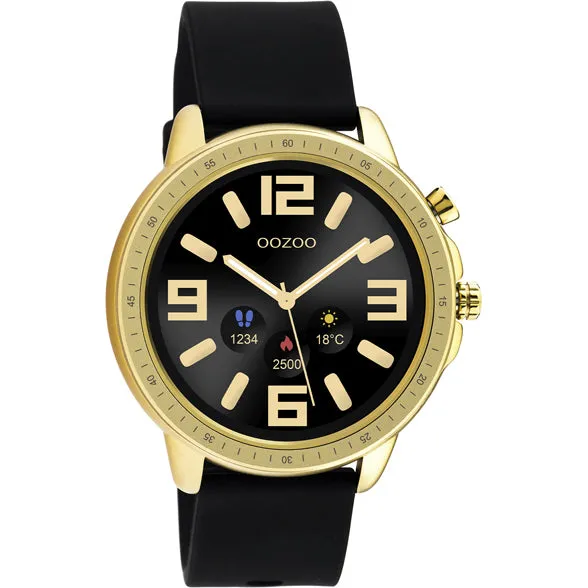 Q301 / 45mm / Gold / Black Rubber