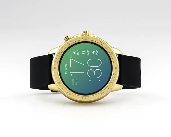 Q301 / 45mm / Gold / Black Rubber