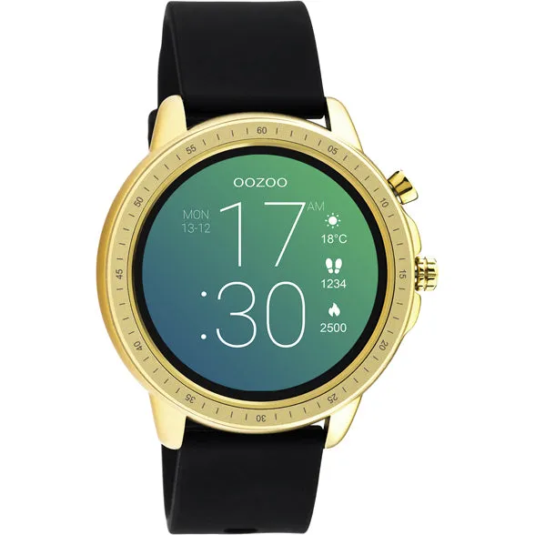 Q301 / 45mm / Gold / Black Rubber
