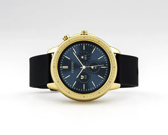 Q301 / 45mm / Gold / Black Rubber