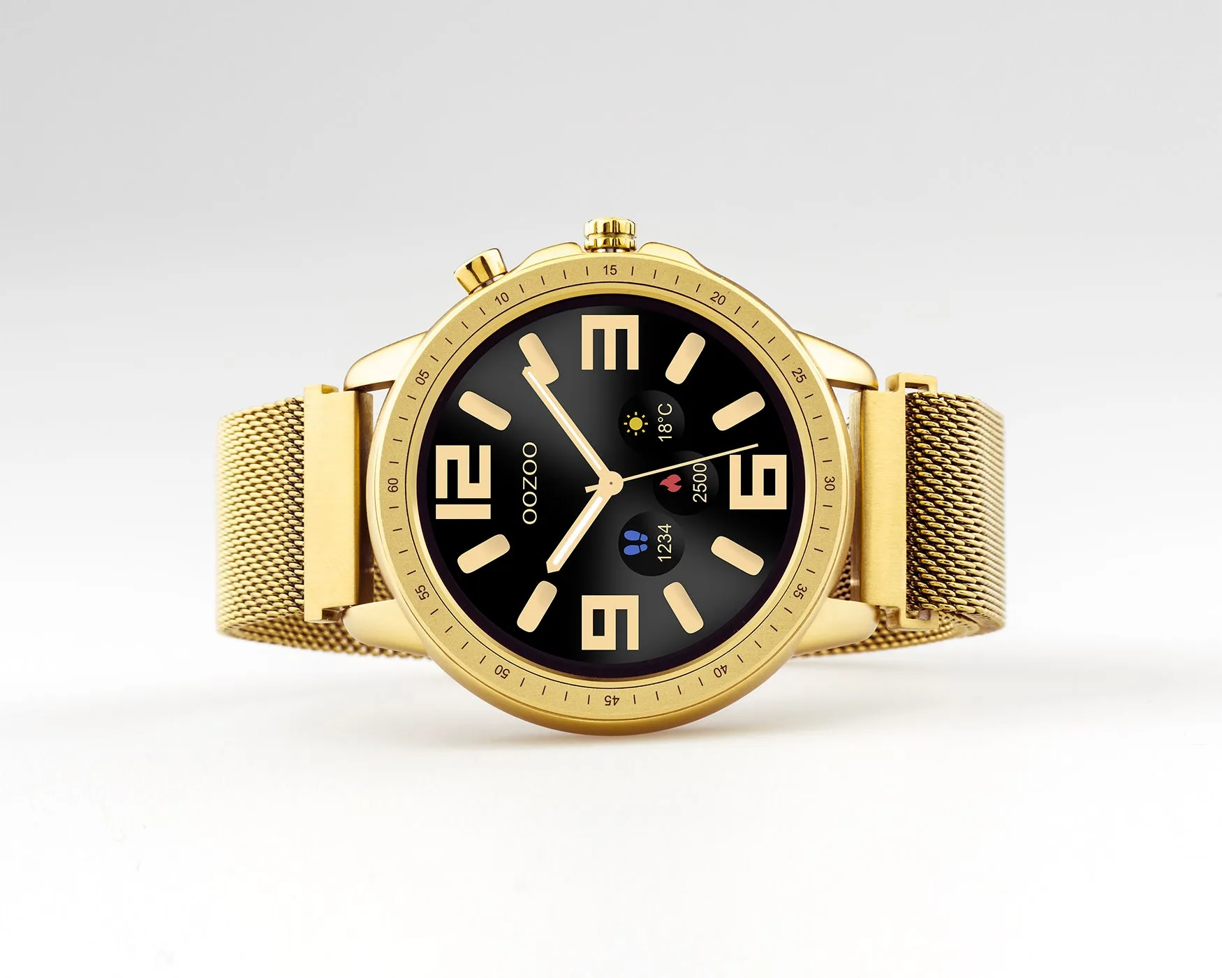 Q306 / 45mm / Gold Mesh