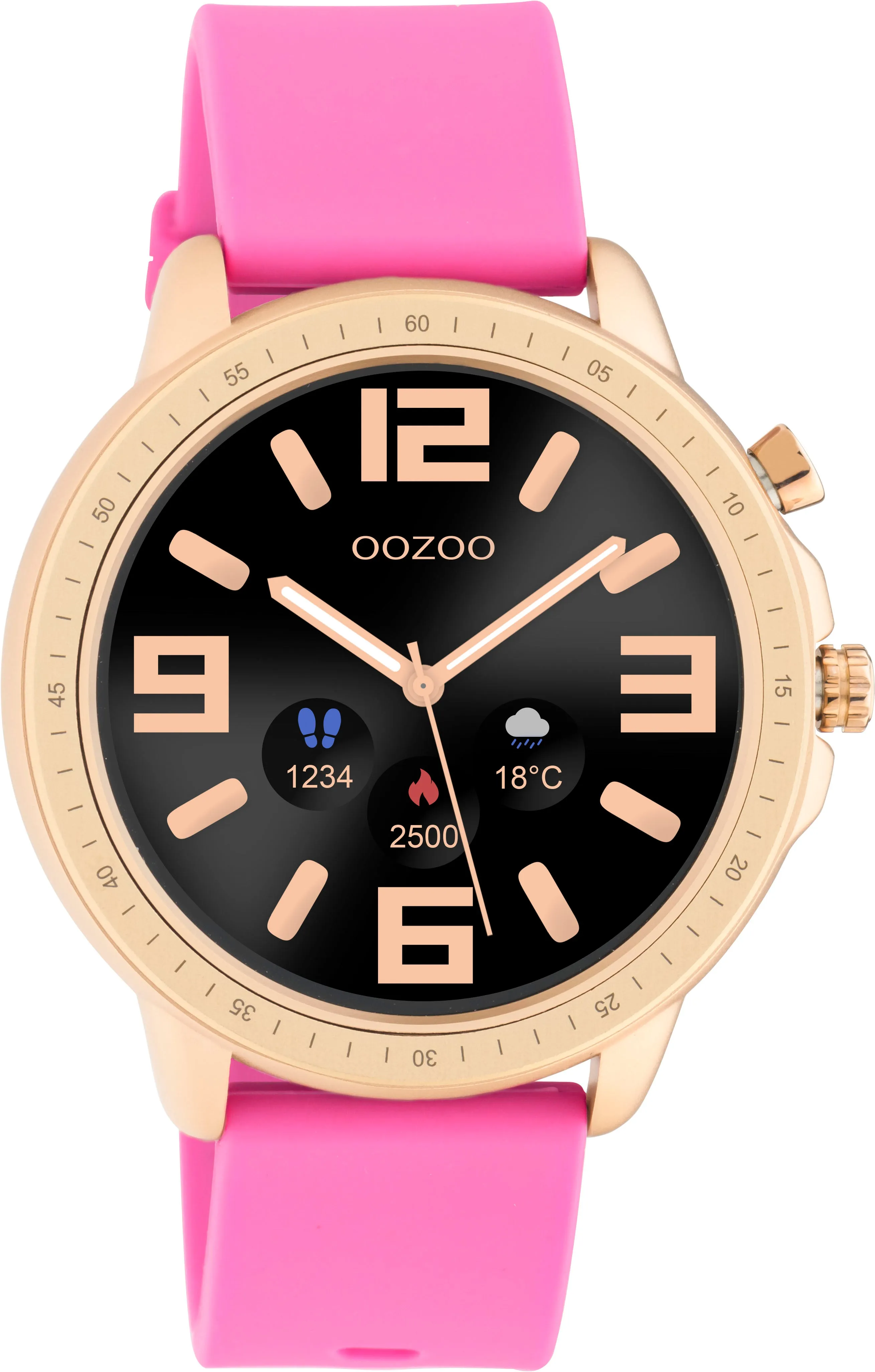 Q325 / 45mm / Raspberry / Rose Gold