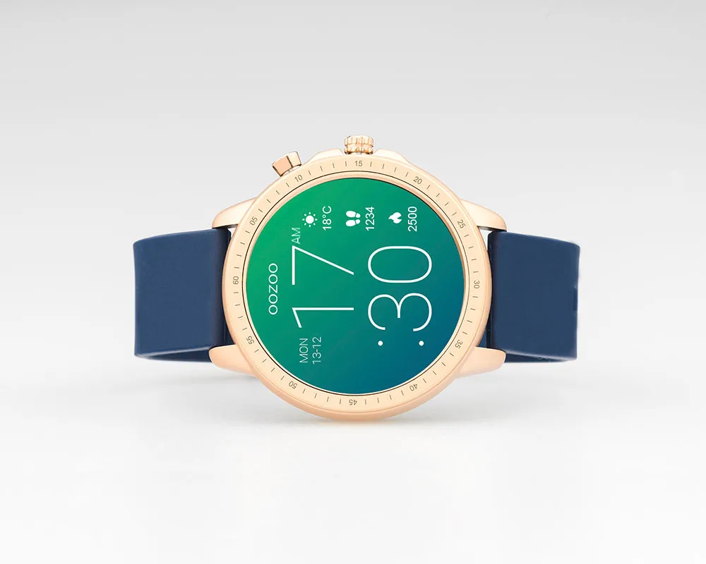 Q326 / 45mm / Dark Blue / Rose Gold