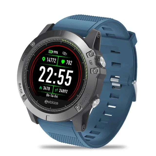 "New Zeblaze" Color Display Sports Smartwatch Heart Rate Monitor Waterproof Smart Watch IOS & Android