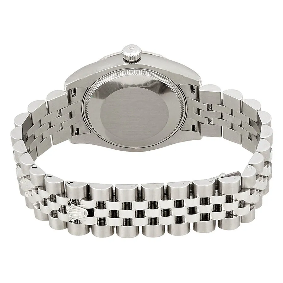 Rolex Datejust Rhodium Dial Stainless Steel and 18K White Gold Automatic Ladies Watch 178344SRJ 178344RRJ