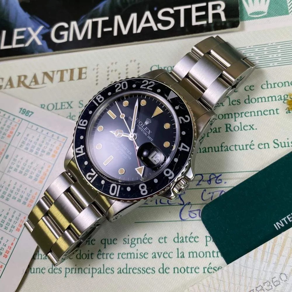 Rolex GMT Master 16750 Black (1986)