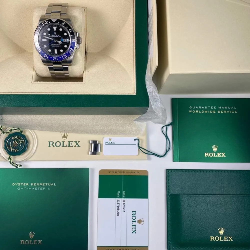 Rolex GMT Master II 116710BLNR Batman (2017)