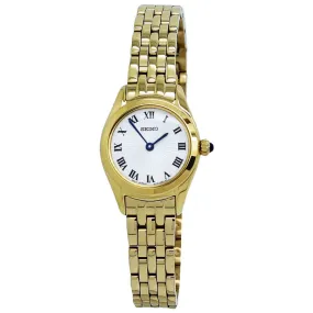 Seiko Classic Quartz White Dial Ladies Watch SWR040