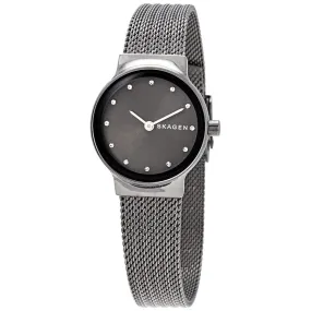 Skagen Freja Grey Dial Stainless Steel Ladies Mesh Ladies Watch SKW2700