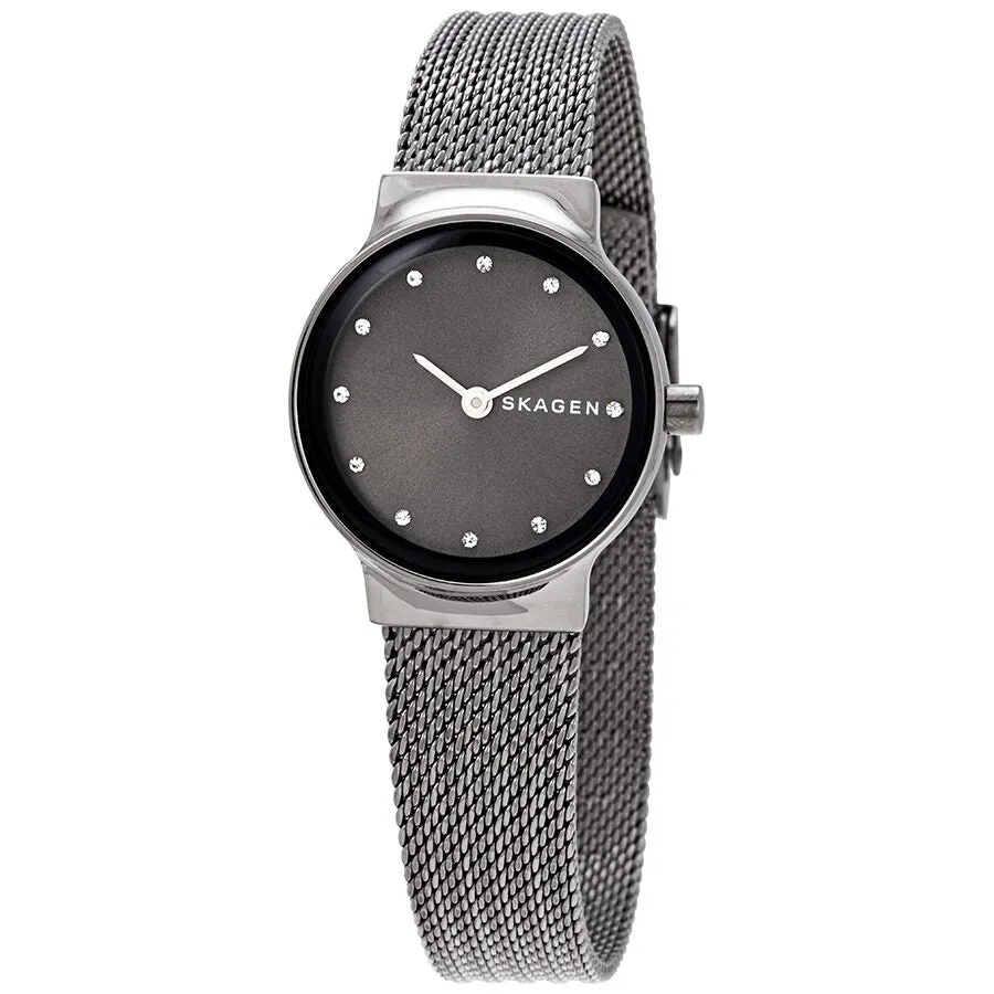 Skagen Freja Grey Dial Stainless Steel Ladies Mesh Ladies Watch SKW2700