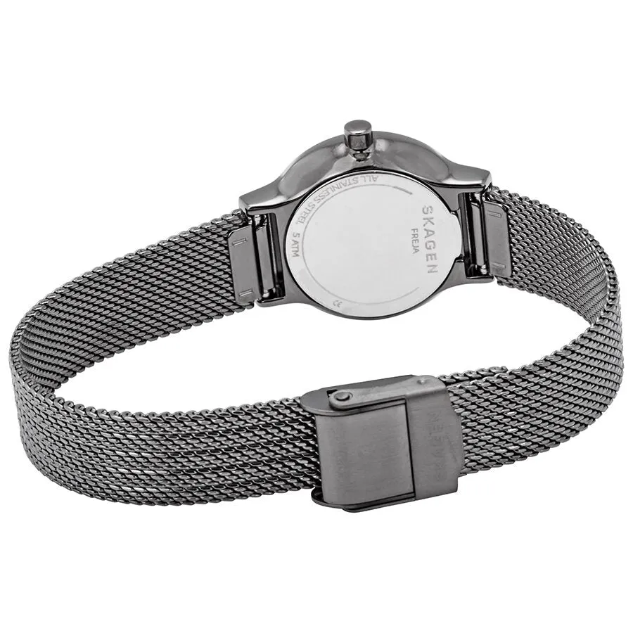 Skagen Freja Grey Dial Stainless Steel Ladies Mesh Ladies Watch SKW2700