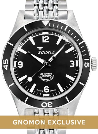Super-Squale Black Explorer - Bracelet - Gnomon Exclusive