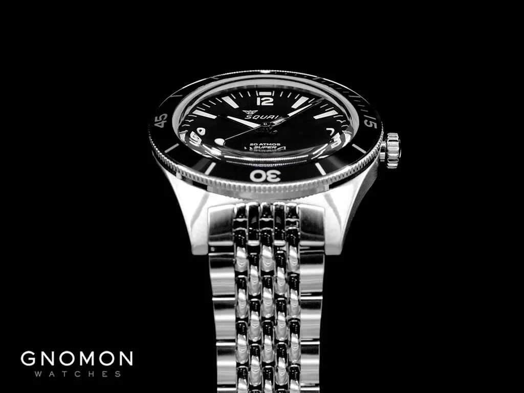 Super-Squale Black Explorer - Bracelet - Gnomon Exclusive
