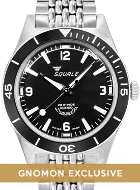 Super-Squale Black Explorer - Bracelet - Gnomon Exclusive