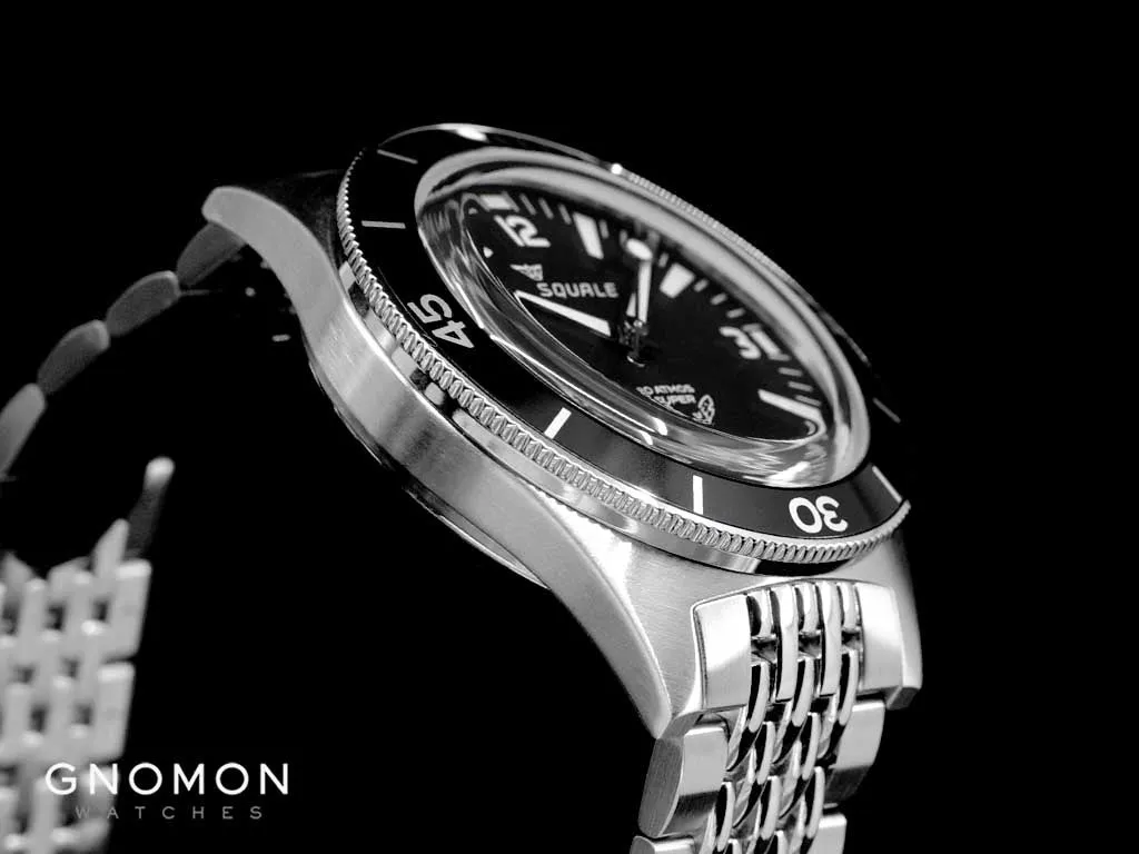 Super-Squale Black Explorer - Bracelet - Gnomon Exclusive