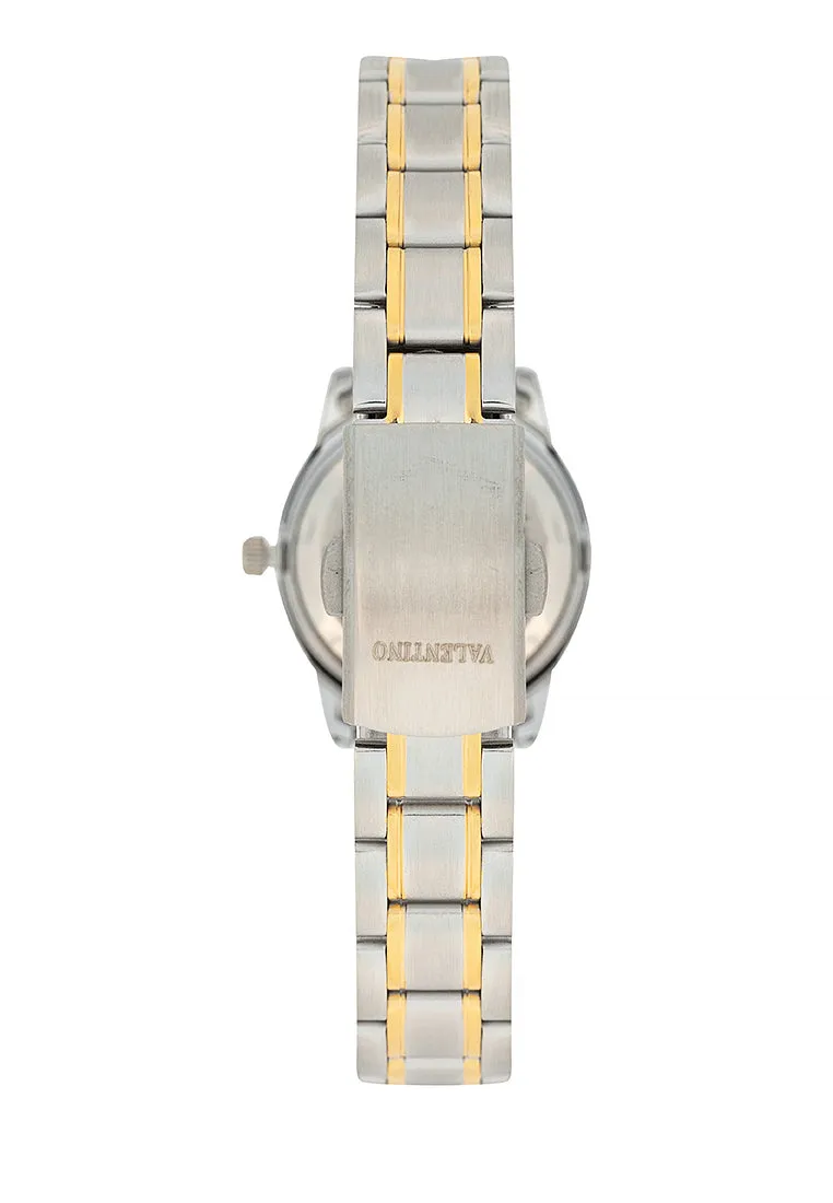 Valentino 20122423-TWO TONE - GOLD DIAL Stainless Steel Strap Analog Watch for Women